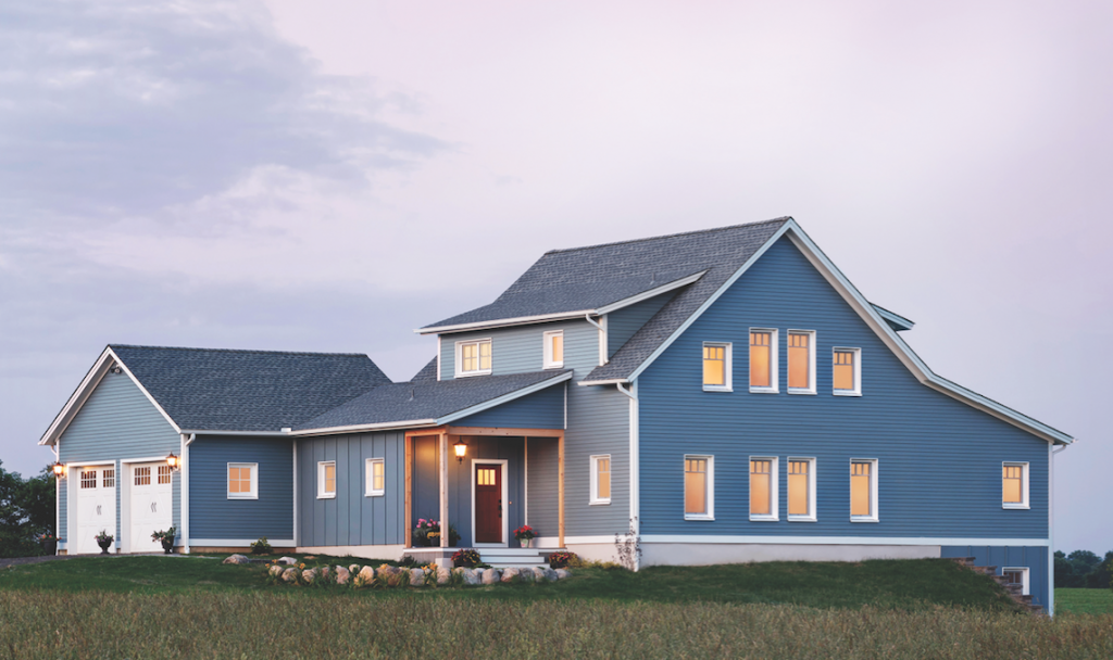 Modular home by Unity Homes, exterior Photo: Virginia Hamrick