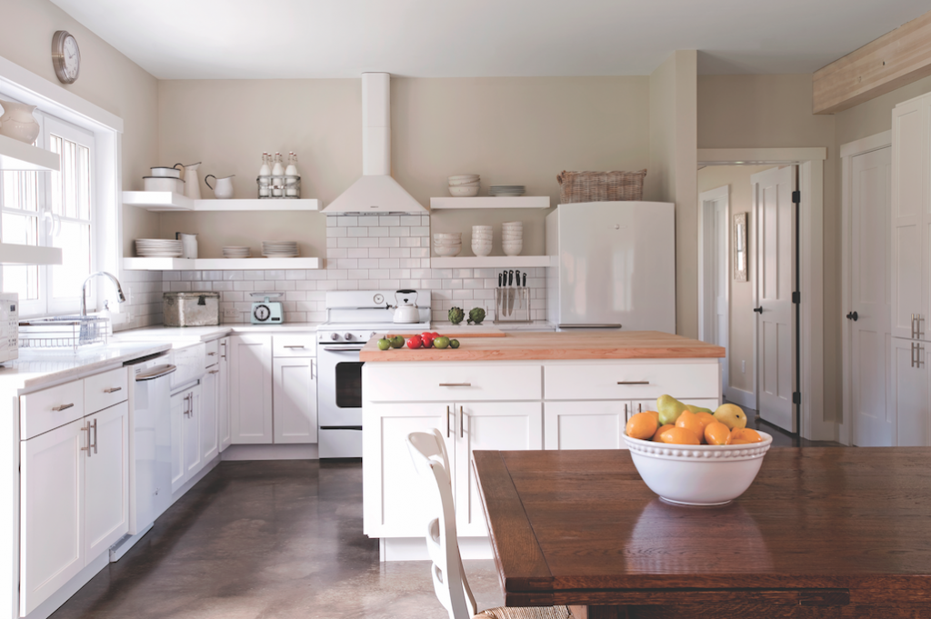 Kitchen, modular home, by Unity Homes (Photo: James R. Salomon)